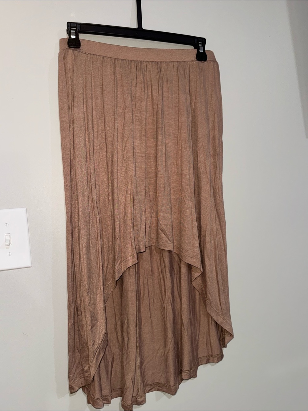 Women's High-Low Skirt - Taupe